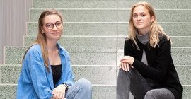 Antonia Pydde (l.) und Paula Gilka